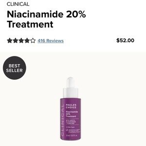 Brand New Paula’s Choice Niacinamide 20% Treatment!